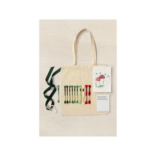 DMC Set da ricamo borsa della spesa con motivo a fungo 