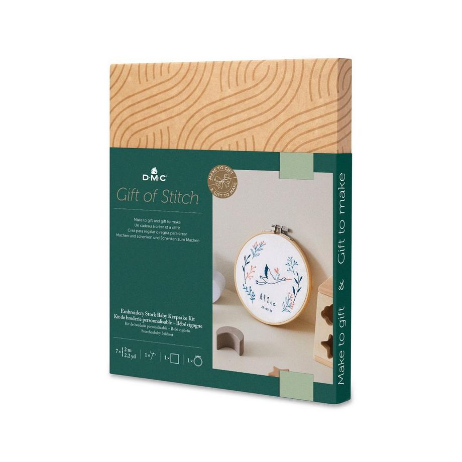 DMC Kit de broderie Cigogne & Lapin 