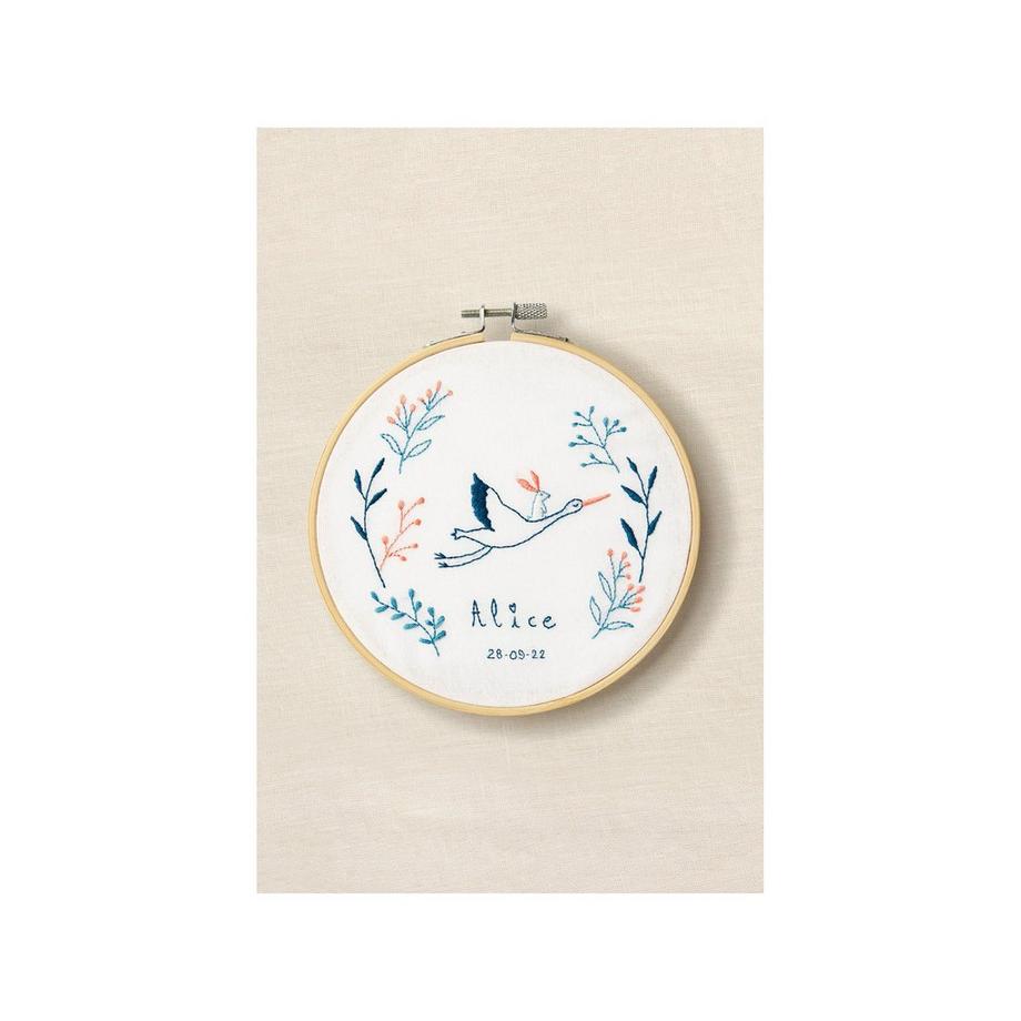 DMC Kit de broderie Cigogne & Lapin 