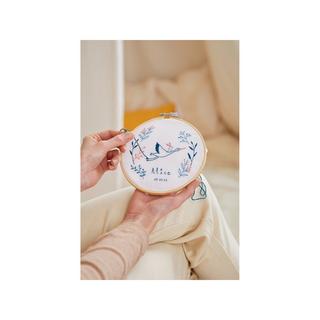 DMC Set da ricamo cicogna e coniglio 