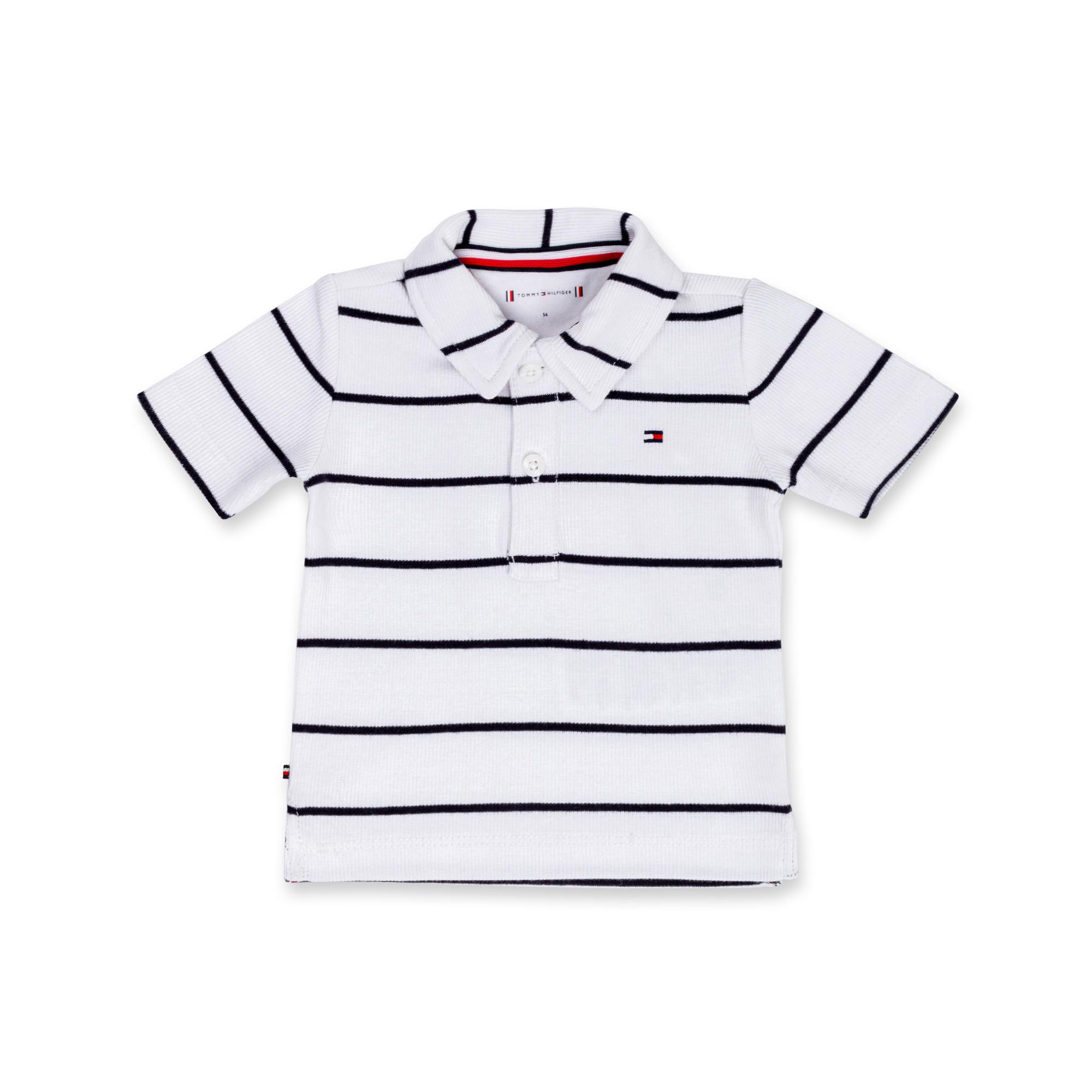 TOMMY HILFIGER BABY STRIPED RIB POLO S/S Polo Shirt 