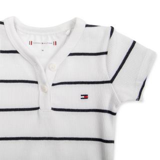 TOMMY HILFIGER BABY STRIPED RIB BODY S/S Body, manches courtes 