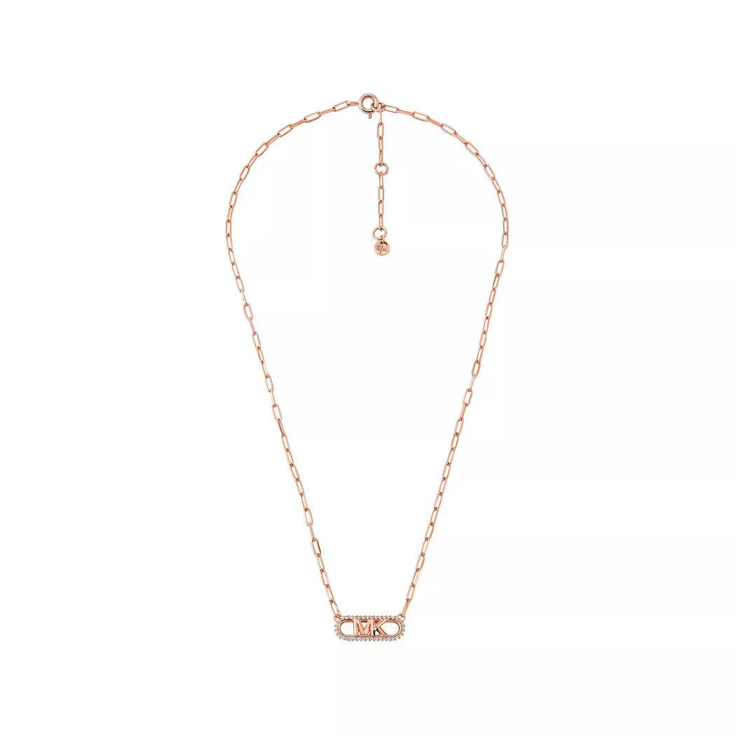 Michael Kors - Halskette, Kors Mk, 38cm, Roségold
