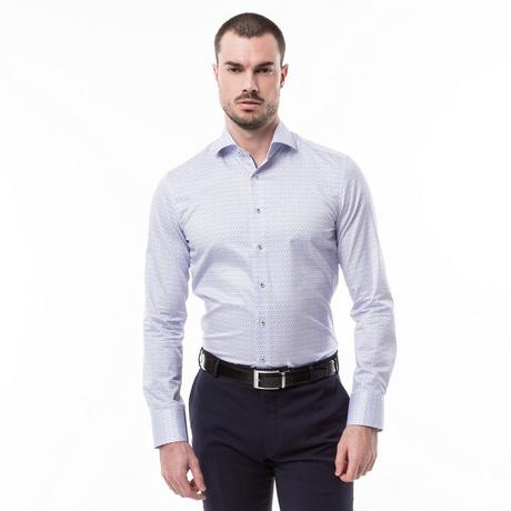 ETERNA Chemise Slim Fit Manches Longues à Motifs  