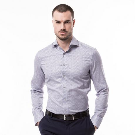 ETERNA Chemise Slim Fit Manches Longues à Motifs  