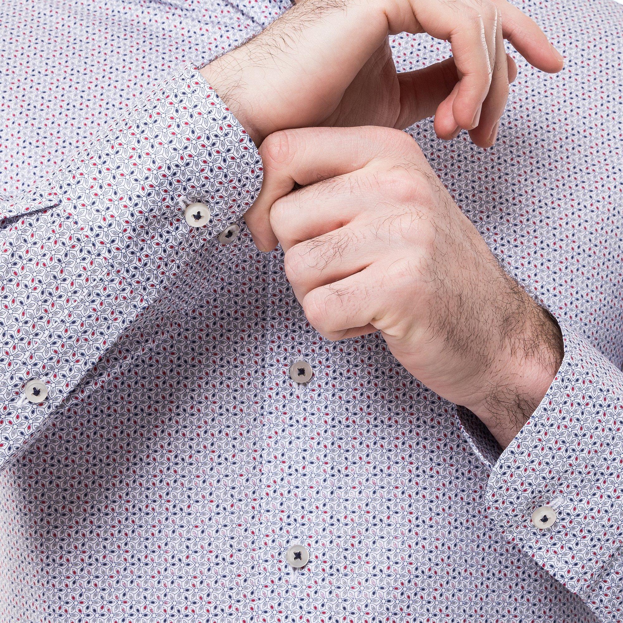 ETERNA Chemise Slim Fit Manches Longues à Motifs  