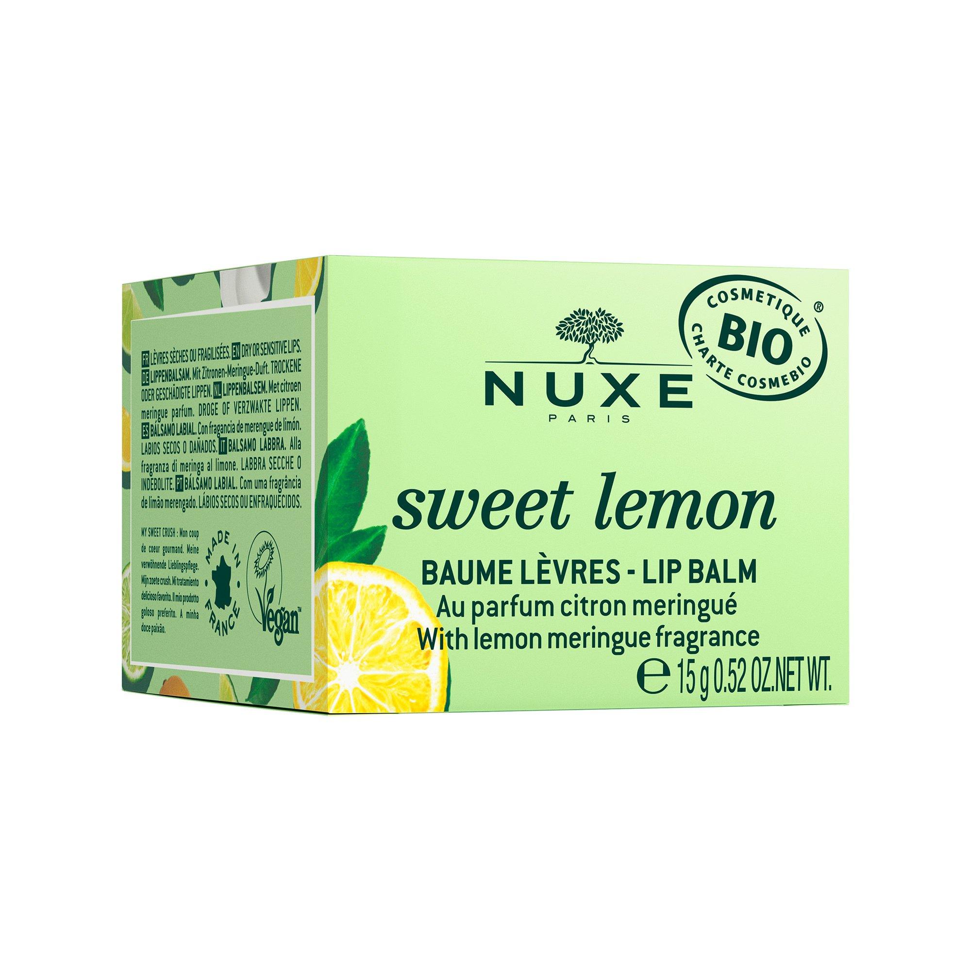 NUXE  Sweet Lemon Baume lèvres - Au parfum citron meringué 