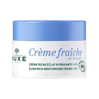NUXE  Crème Fraîche de beauté® Reichhaltige Feuchtigkeitscreme für mehr Leuchtkraft 48H Biologisch zertifiziert 