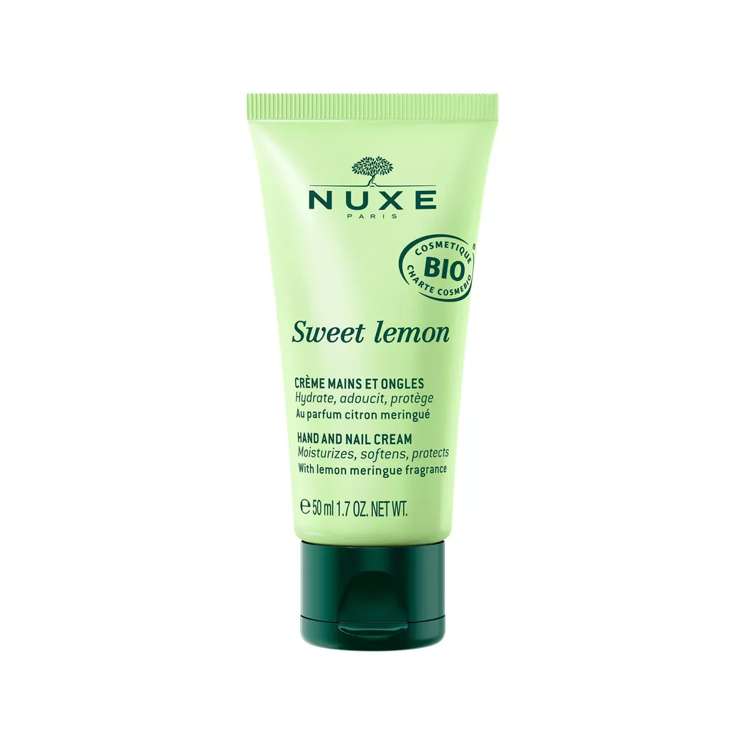 Nuxe - Sweet Lemon Hand- und Nagelcreme – mit Zitronenbaiser-Duft, 50 ml