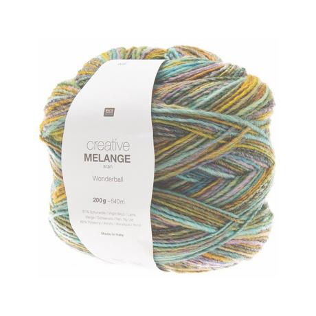 RICO-Design Handarbeitsgarn Melange aran Wonderball 