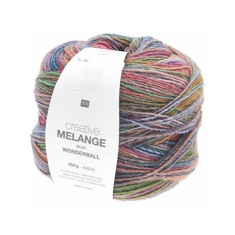 RICO-Design Handarbeitsgarn Melange aran Wonderball 