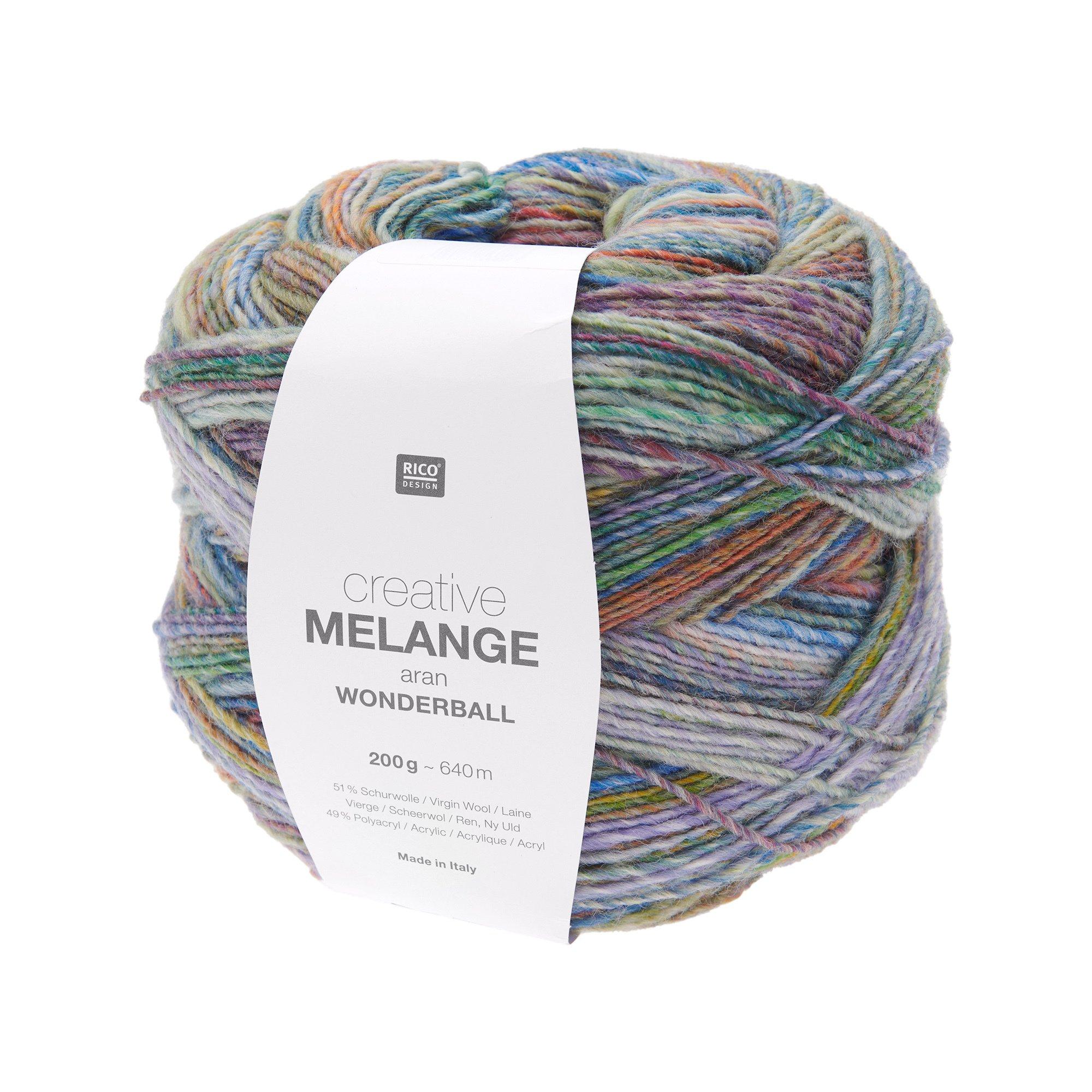 RICO-Design Filato da cucito Melange aran Wonderball 