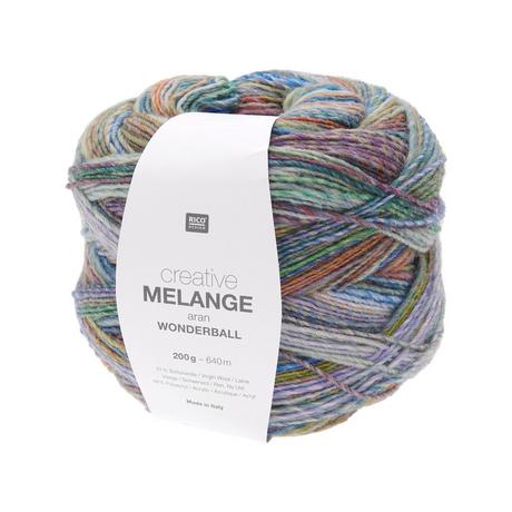 RICO-Design Handarbeitsgarn Melange aran Wonderball 