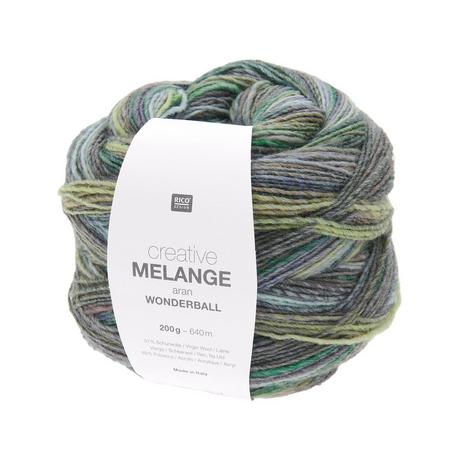 RICO-Design Handarbeitsgarn Melange aran Wonderball 