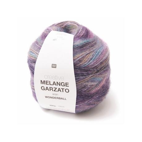 RICO-Design Handarbeitsgarn Melange Garzato aran Wonderball 
