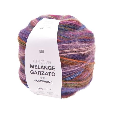 RICO-Design Filato da cucito Melange Garzato aran Wonderball 