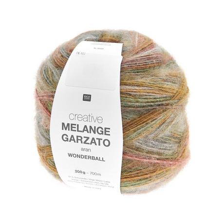 RICO-Design Filato da cucito Melange Garzato aran Wonderball 