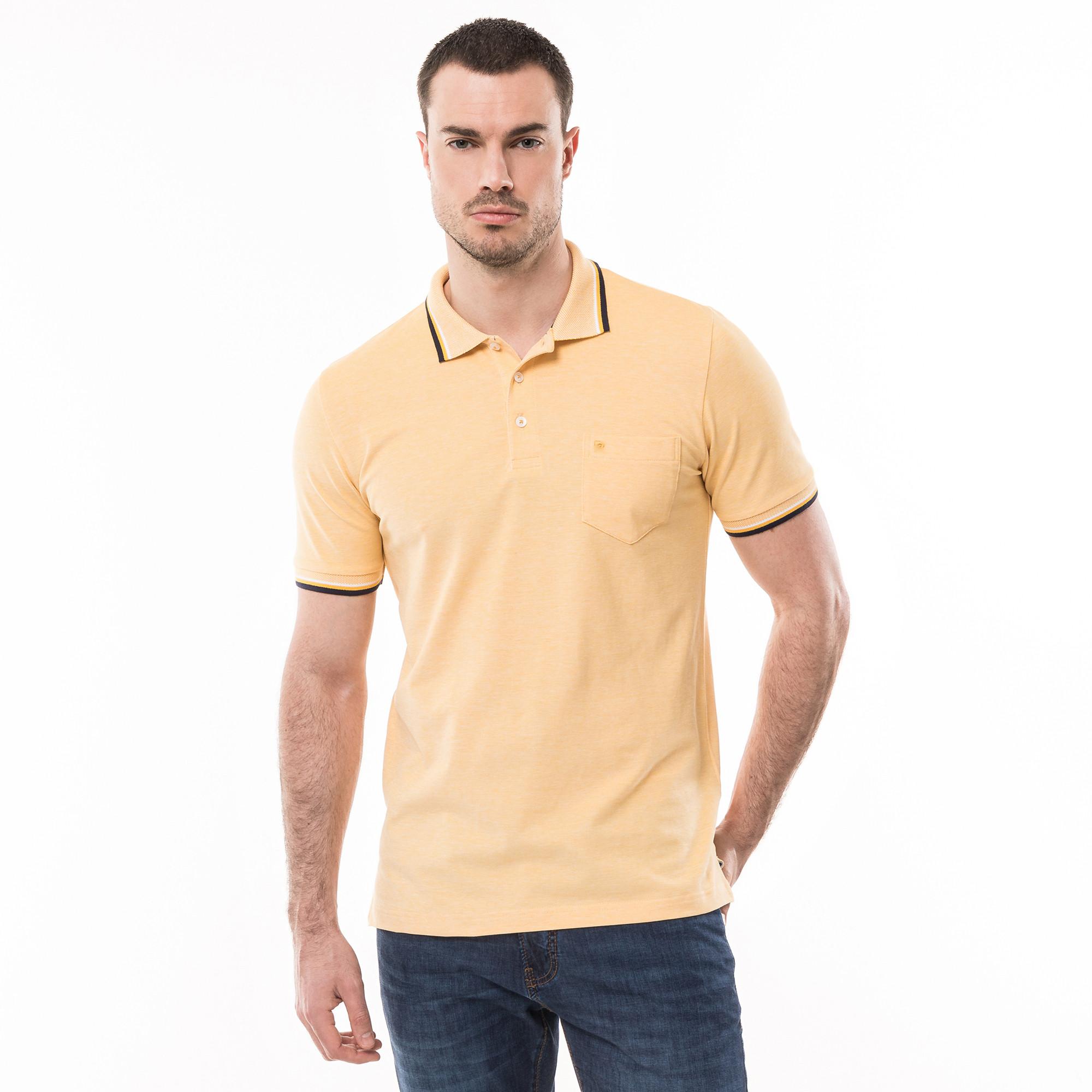 Image of Polo Shirt Herren Gelb XL