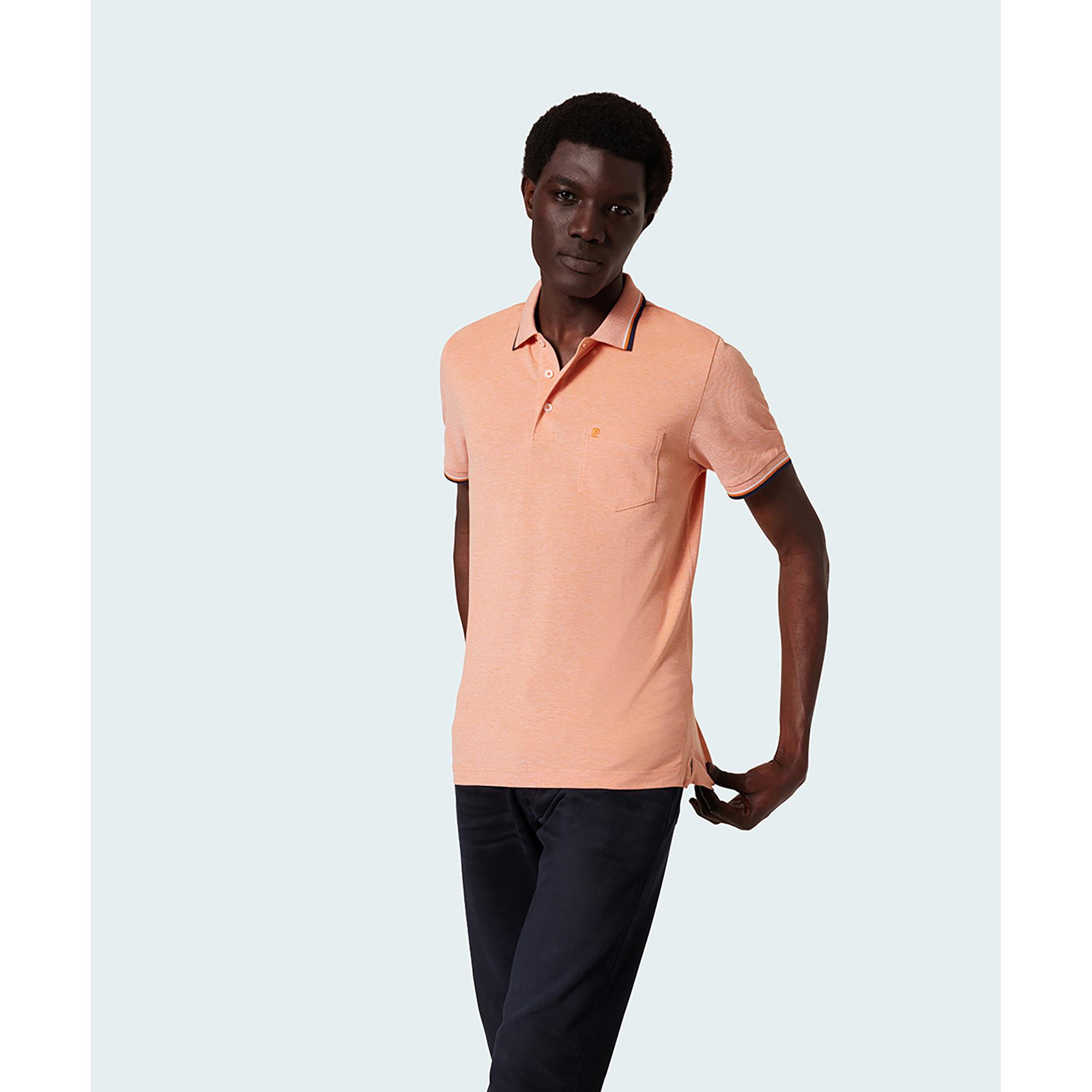 Image of Polo Shirt Herren Orange M
