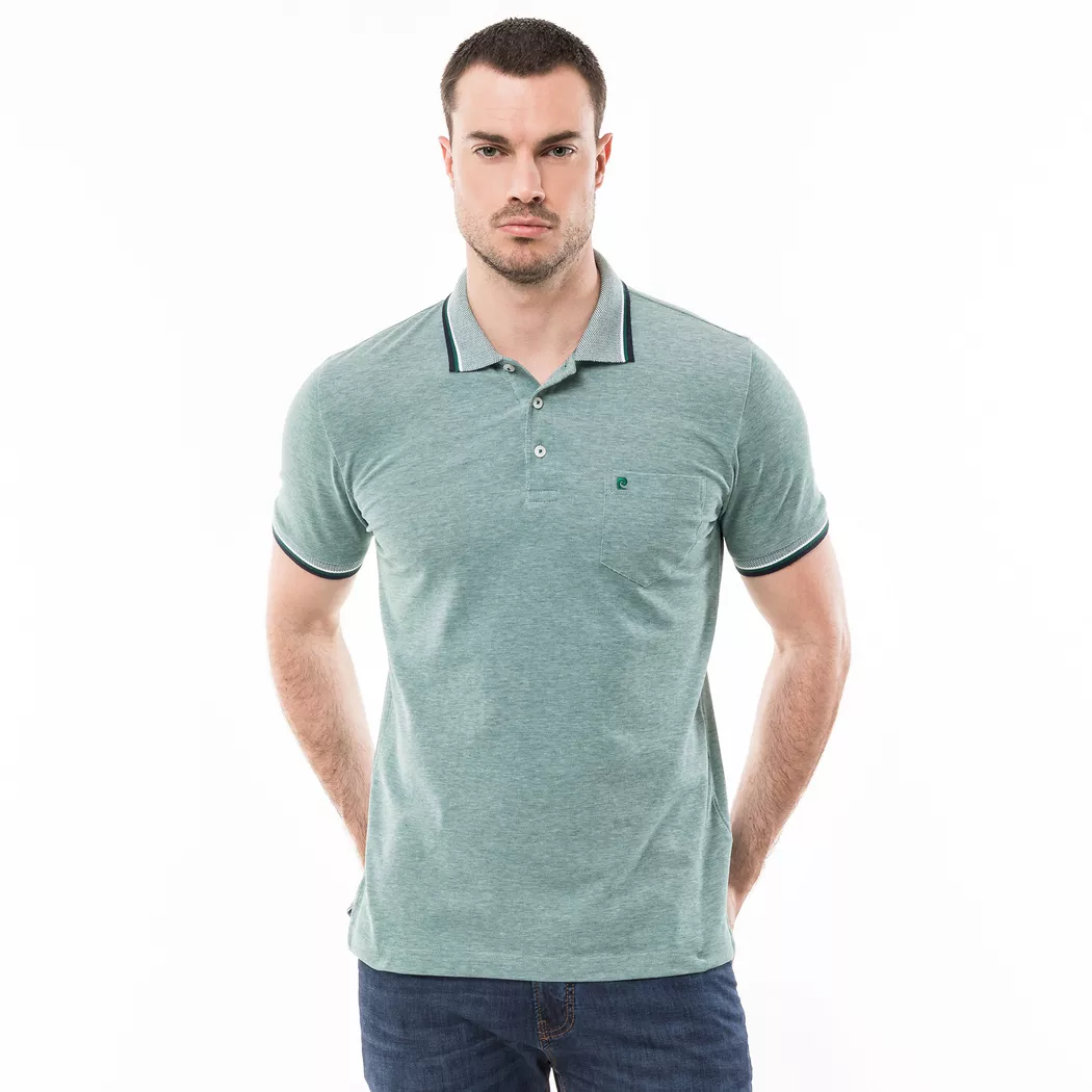Pierre Cardin - Polo Shirt, für Herren, Dunkelgrün, Größe 4XL