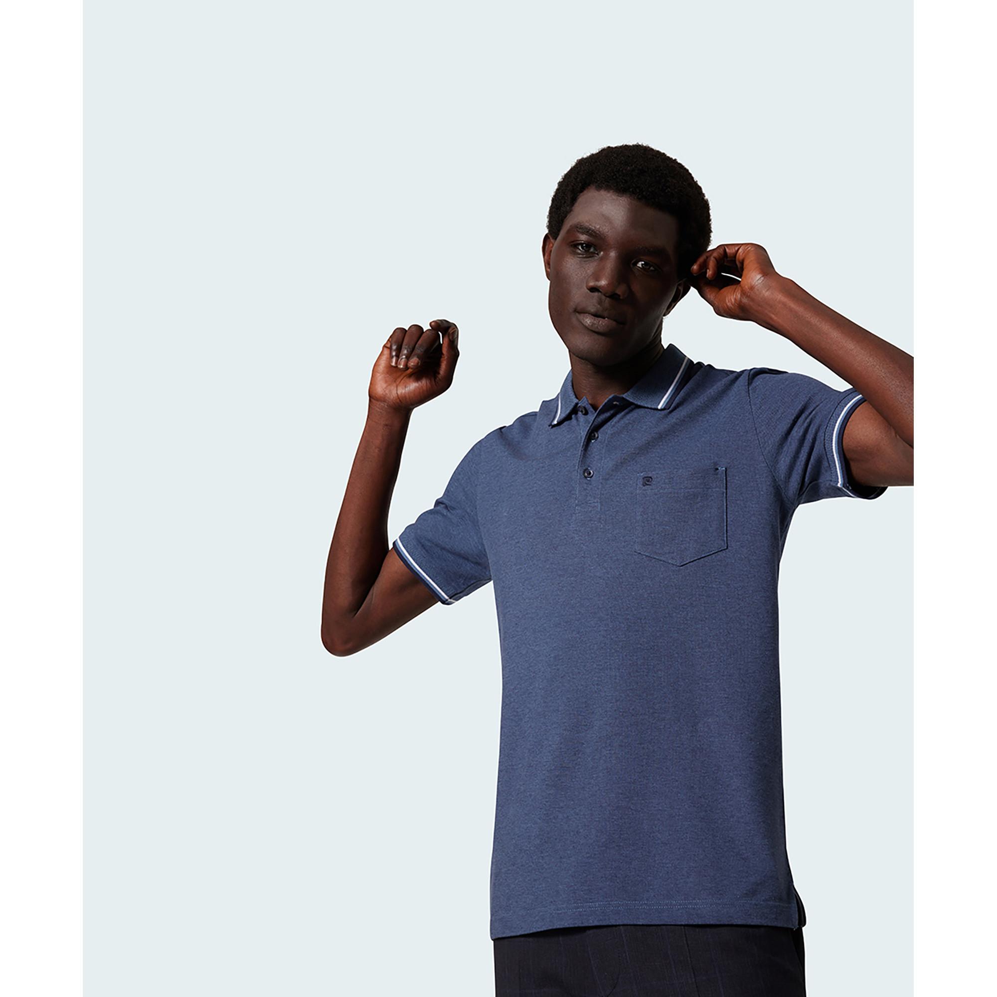 Image of Polo Shirt Herren Blau L