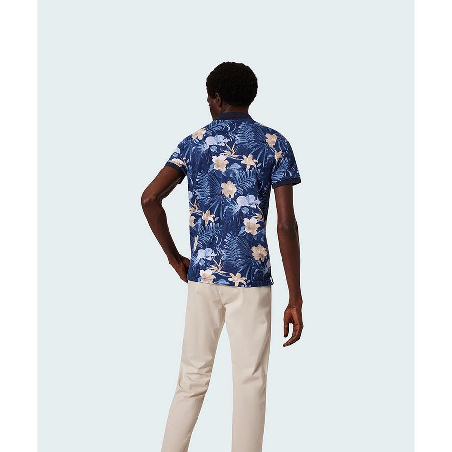 pierre cardin Polohemd Blumenmuster  