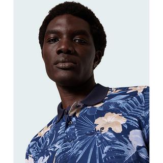 pierre cardin Polohemd Blumenmuster  