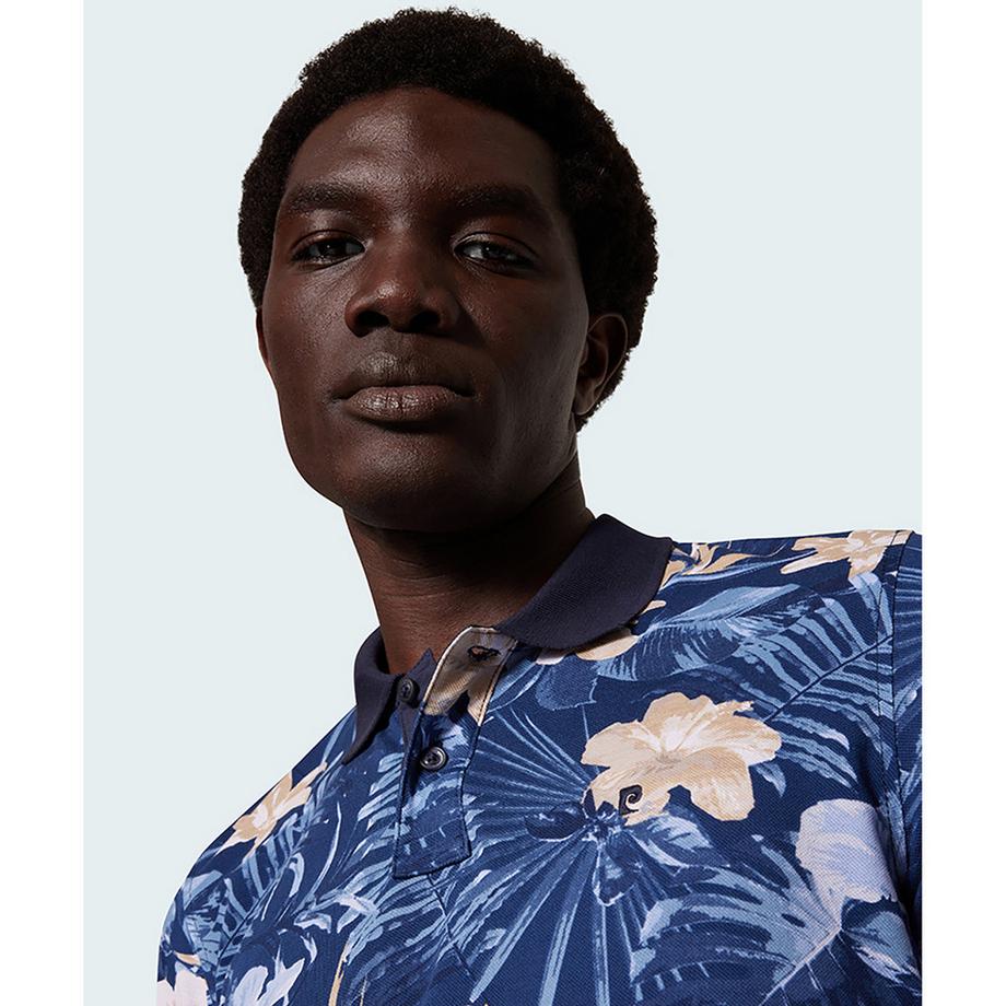 pierre cardin Polohemd Blumenmuster  