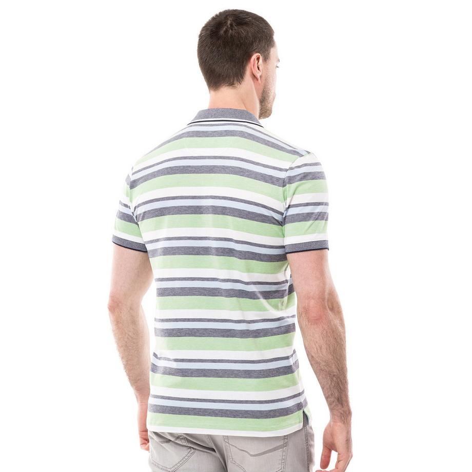 pierre cardin Gestreiftes Kurzarm Poloshirt  