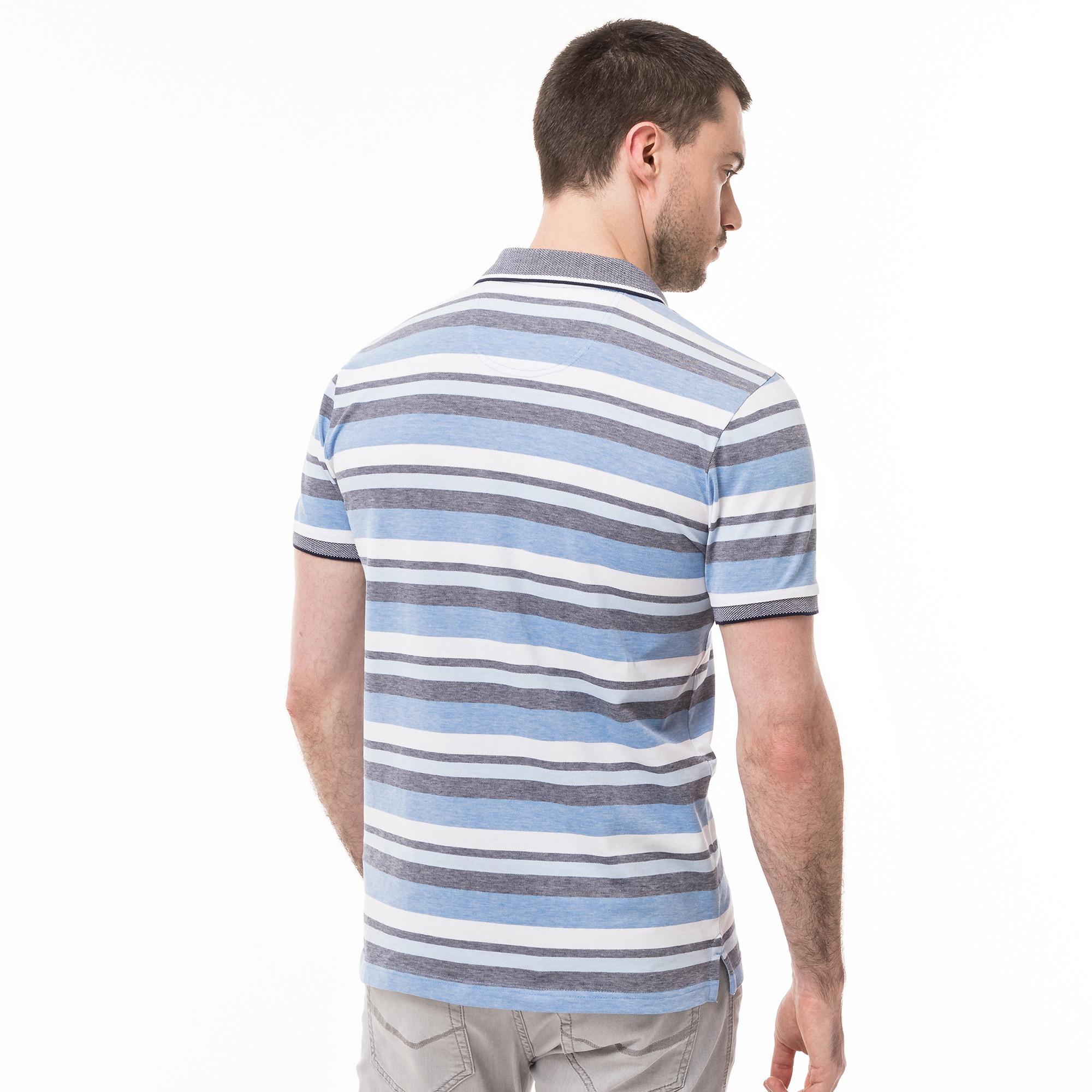 pierre cardin Polo à Manches Courtes Rayé  