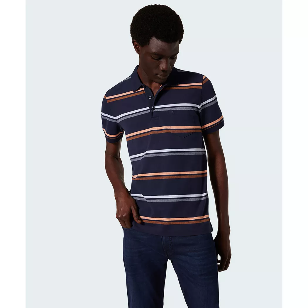Pierre Cardin - Polo Shirt, für Herren, Orange Größe 4XL