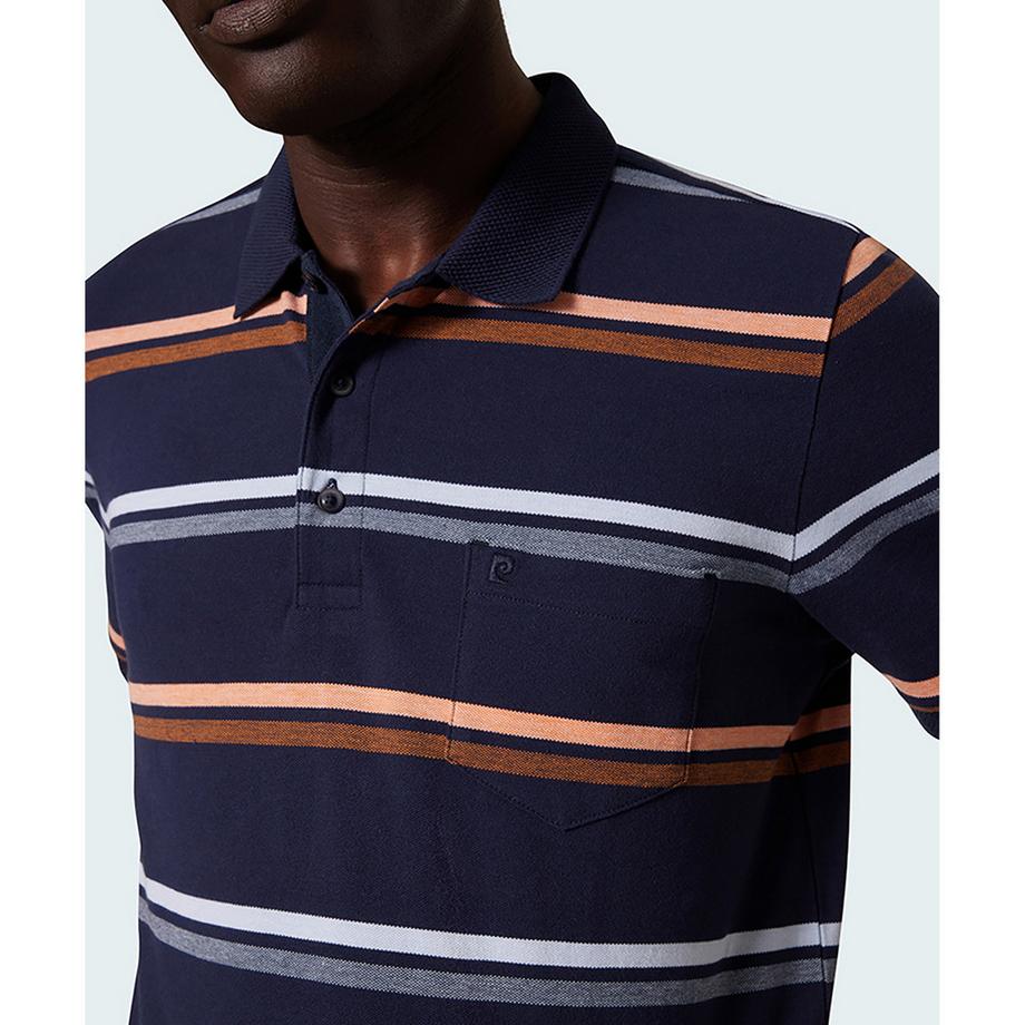 pierre cardin Gestreiftes Regular Fit Poloshirt  