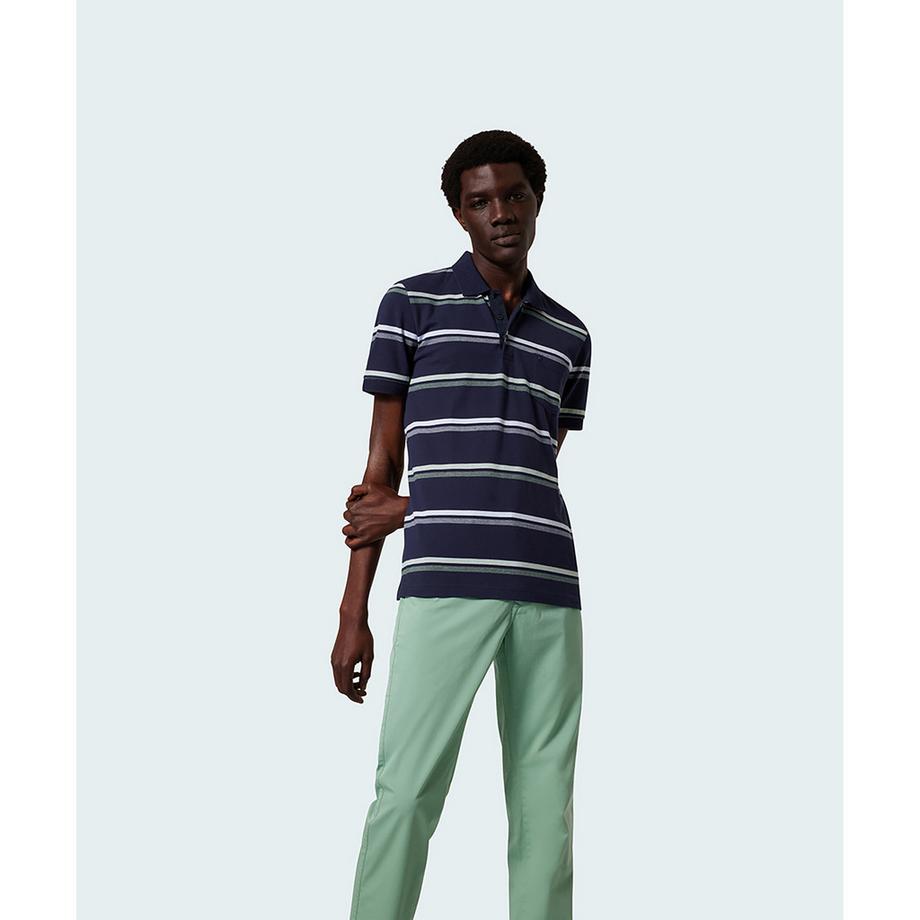 pierre cardin Gestreiftes Regular Fit Poloshirt  