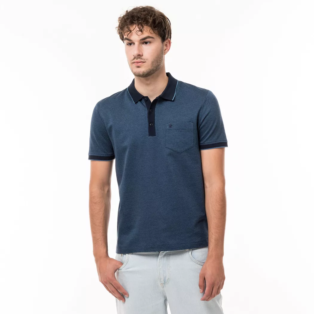 Pierre Cardin - Polo Shirt, für Herren, Blau, Größe 3XL