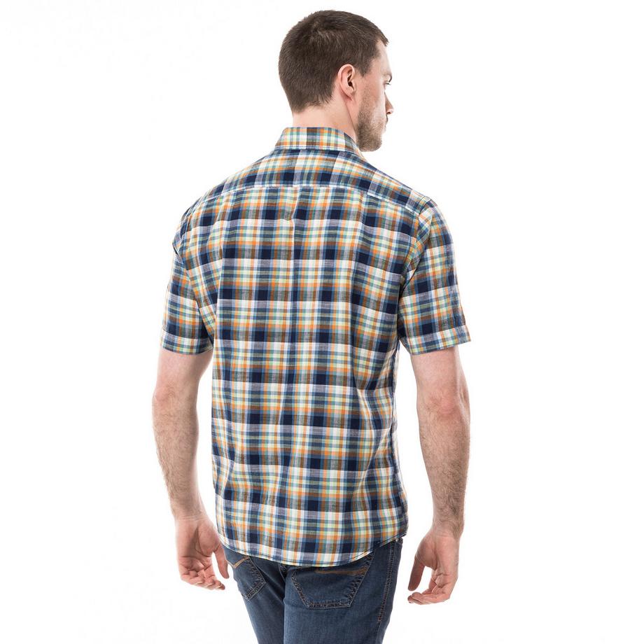pierre cardin Chemise Manches Courtes Carreaux Modern Fit  
