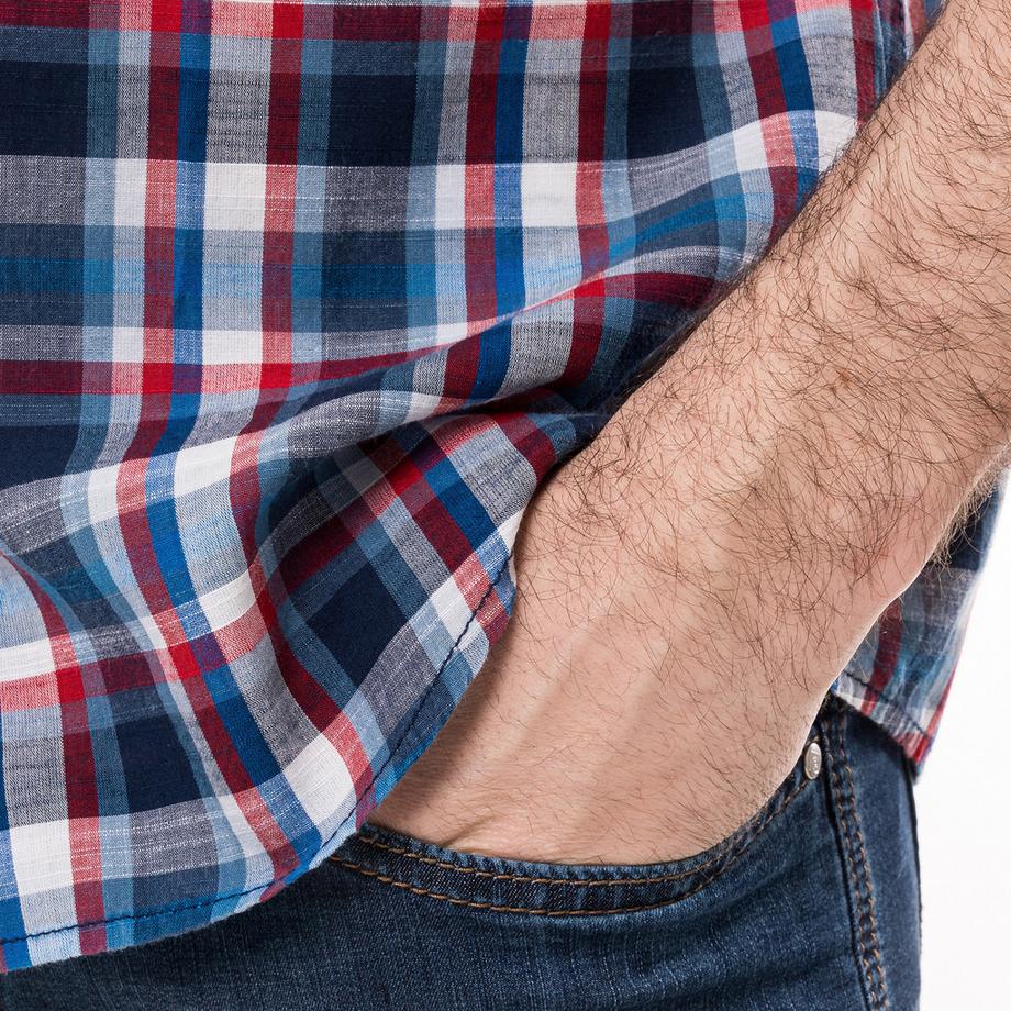 pierre cardin Kurzarm Hemd Karomuster Modern Fit  