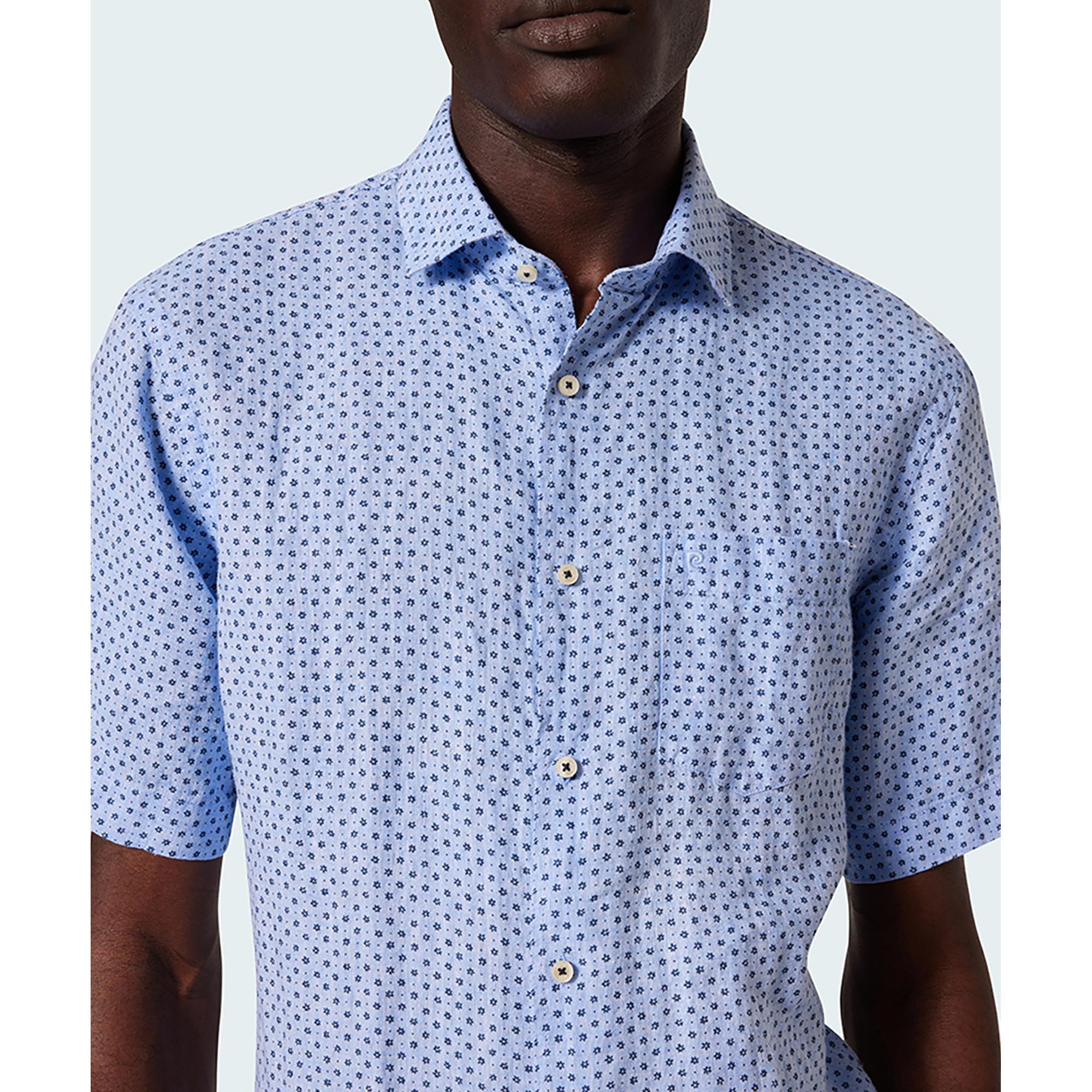 pierre cardin Kurzarmhemd mit Blumenmuster  