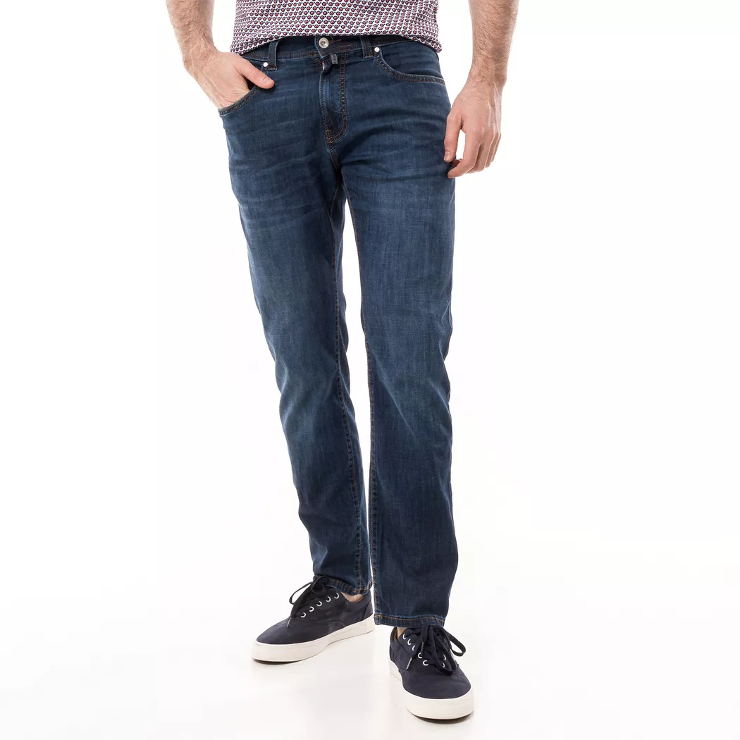 Pierre Cardin - Hose, Tapered Fit, für Herren, Blau, Größe W42/L30