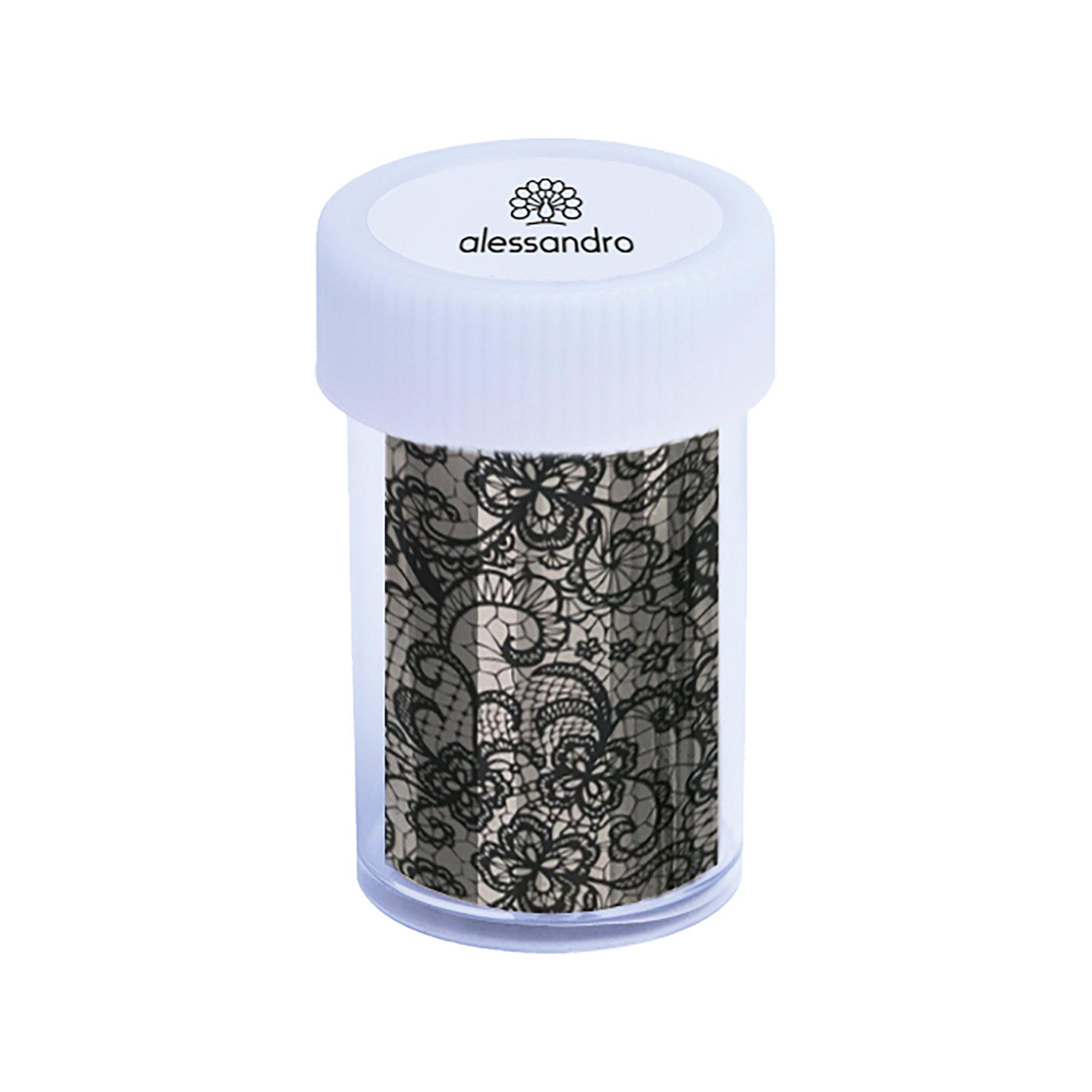 Image of Transferfolie Schwarze Spitze Damen 1 pezzo