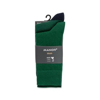 Manor Man S4-06 Pack duo, chaussettes hauteur mollet 