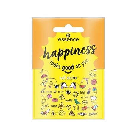 essence  Happiness Looks Good On You Nail Sticker 