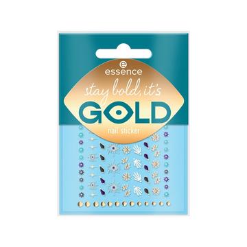 Stay Bold, It's Gold Nail Sticker