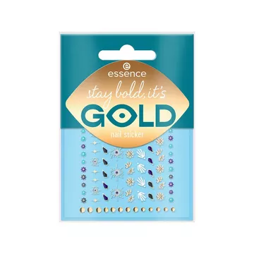 Stay Bold, It's Gold Nail Sticker
