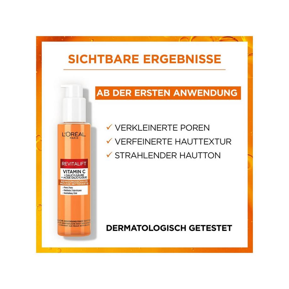 L'Oréal Paris  Revitalift Clinical Vitamin C Reinigungsschaum 