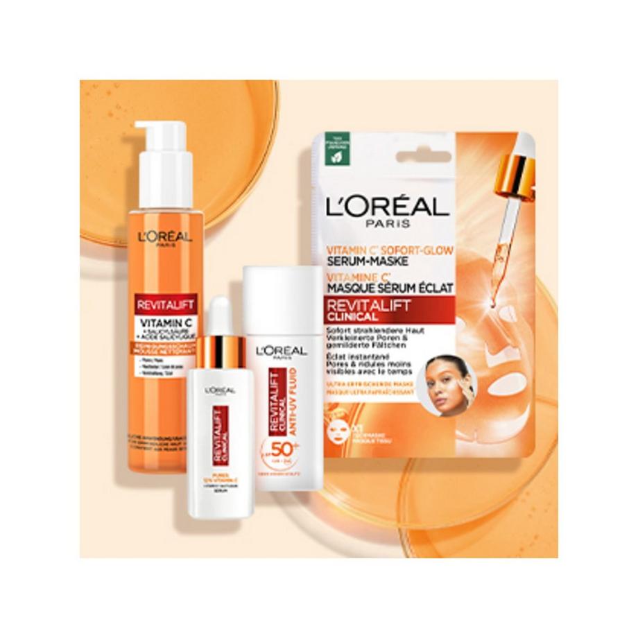 L'Oréal Paris  Revitalift Clinical Vitamin C Reinigungsschaum 