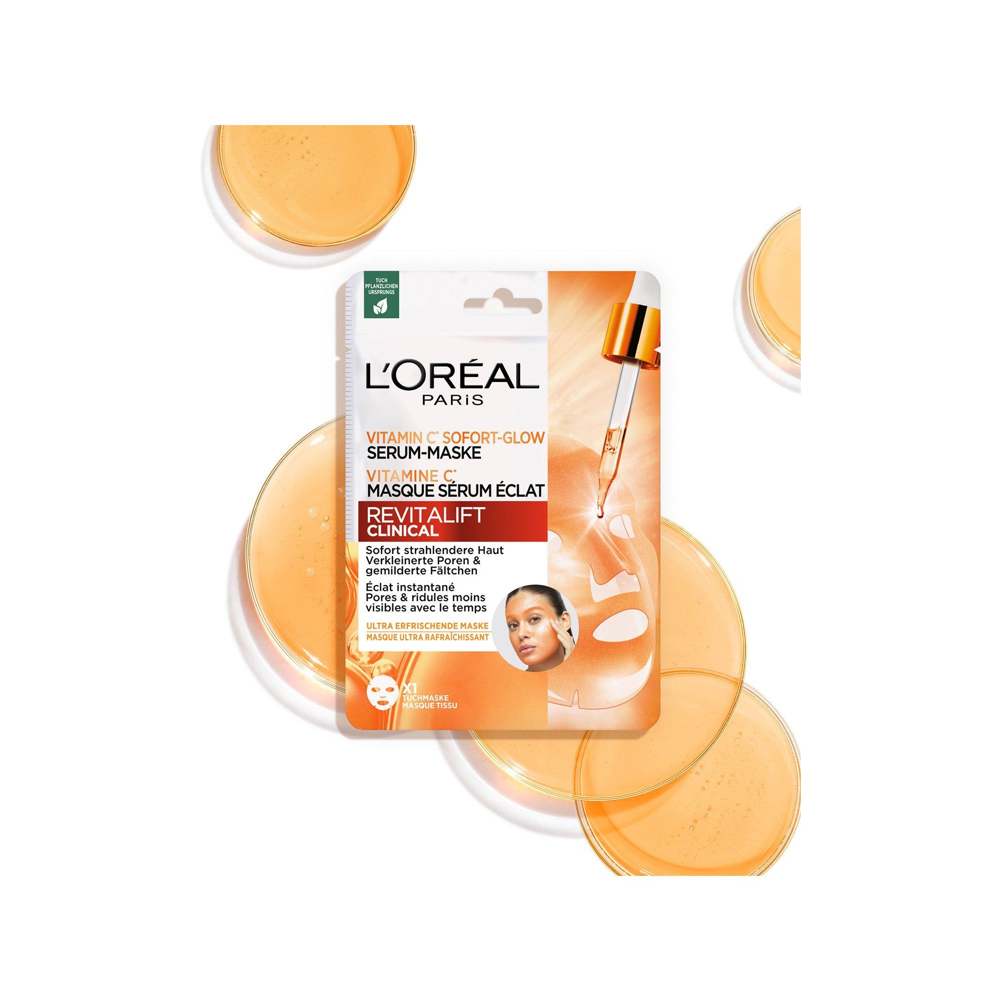 L'Oréal Paris  Revitalift Clinical Masque Tissue à la Vitamine C éclat immédiat 