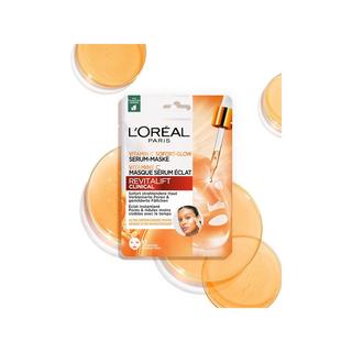 L'Oréal Paris  Revitalift Clinical Vitamin C Sofort-Glow Serum-Maske 