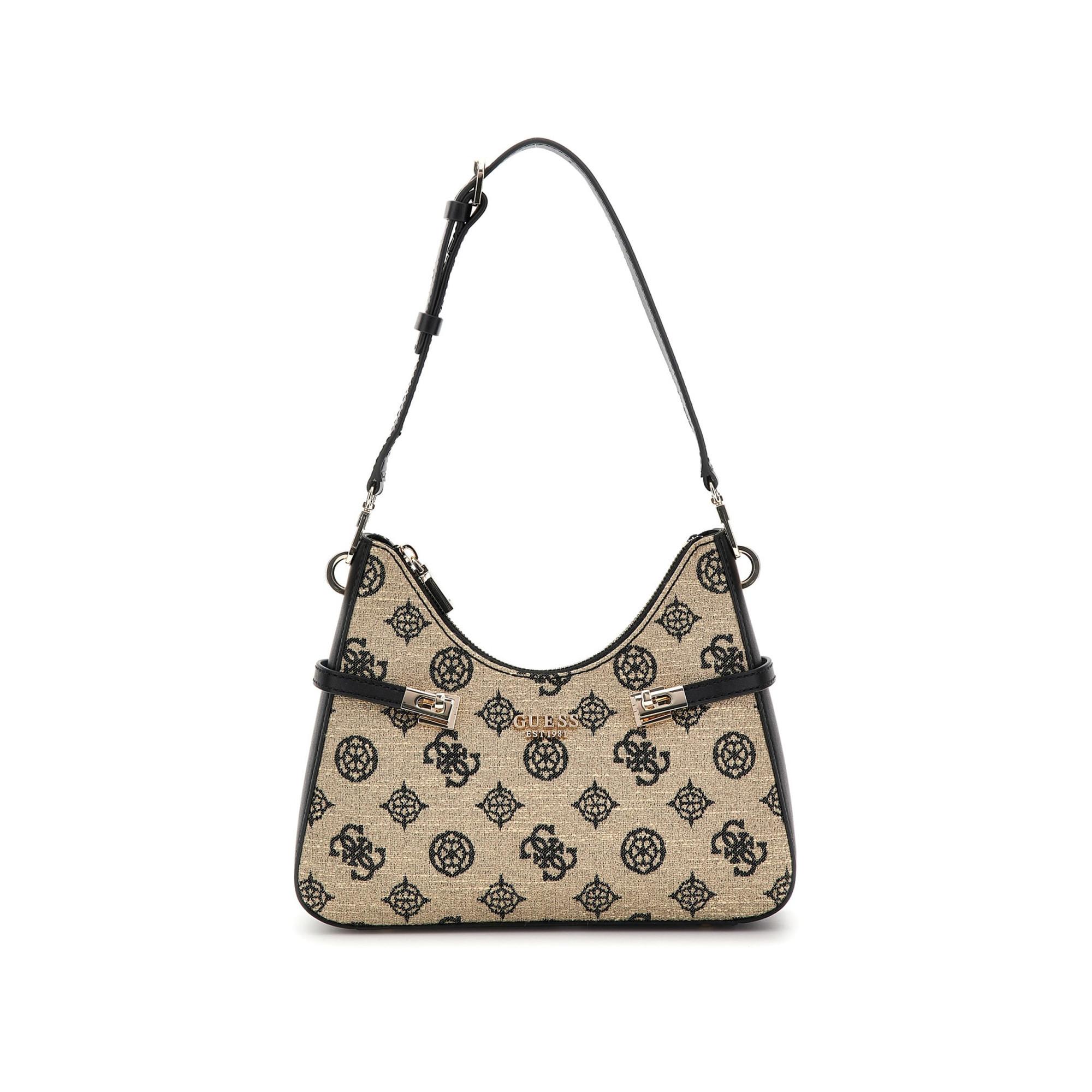 Image of Hobo Bag Damen Schwarz Bedruckt ONE SIZE