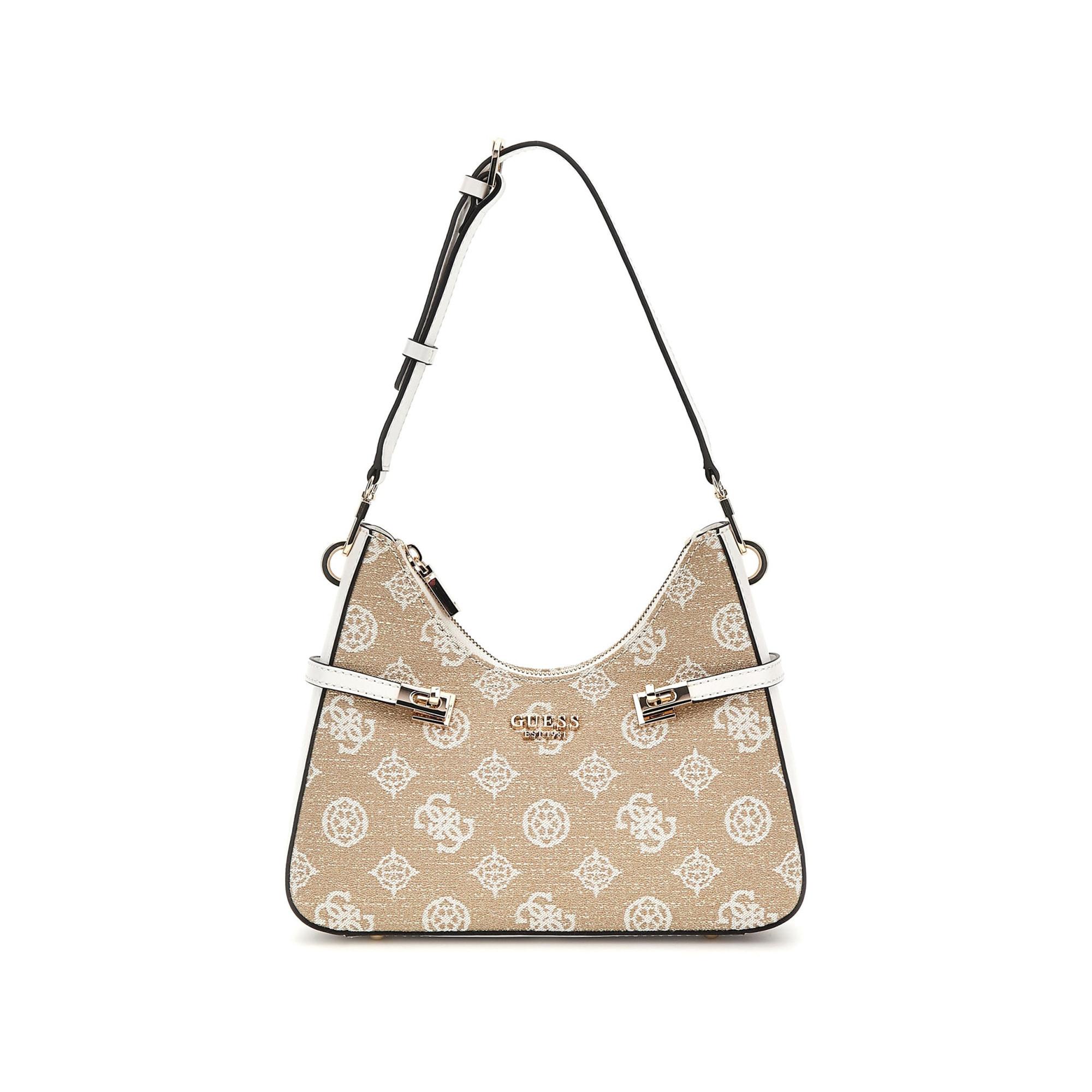 Image of Hobo Bag Damen Weiss Bedruckt ONE SIZE