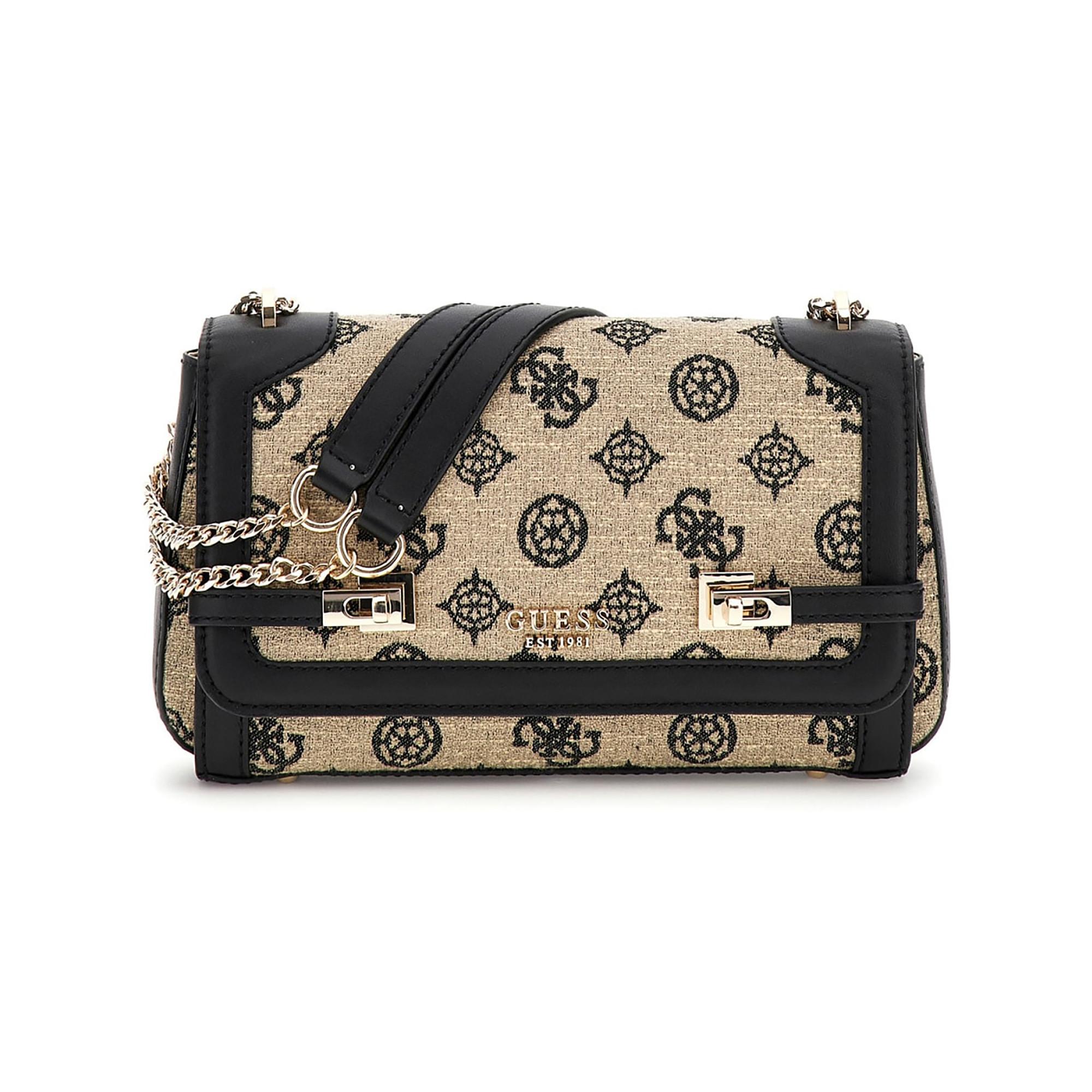 Image of Crossbody Bag Damen Schwarz Bedruckt ONE SIZE